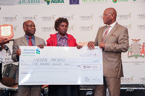 Award Winners at the Conservation Agriculture Awards at the First Africa Congress on Conservation Agriculture, Lusaka- Zambia